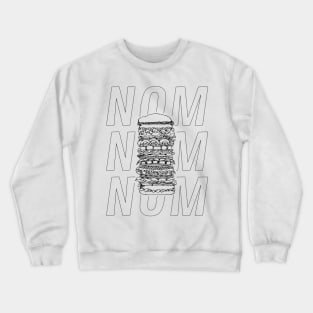 Nom Nom Sandwich Fan Crewneck Sweatshirt